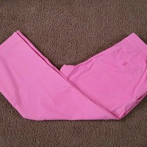 Lilly Pulitzer Pink Capris SZ 10